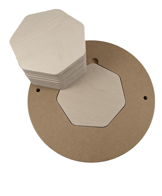 Pottery Wheel Bat system with removable centerpiece